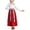 Red-F, variant on QHFBli Deluxe Hanfu Chinese Costume For Girls,Kids Tang Dynasty Traditional Floral Embroidery Princess Dress