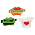 thumbnail image 1 of 3 piezas de ropa para muñecas de peluche, suéter y accesorios de peluche, conjunto de oso de punto para muñecas, para vestir., 1 of 5