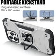 thumbnail image 4 of Ultra thin soft cushioning protector for iPhone 12promax, heavy duty protection and annular support protector（Silver）, 4 of 5