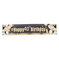 thumbnail image 5 of HAMPPLIES Birthday Banner Party Decoration Polyester 1Set 98x20in, 5 of 8