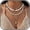 B1-Starfish, variant on Beach Jewelry for Women Shell Necklace Gold Layered Seahell Starfish Necklace Beach Vacation Outfits Accessories Summer Dresses for Women 2026