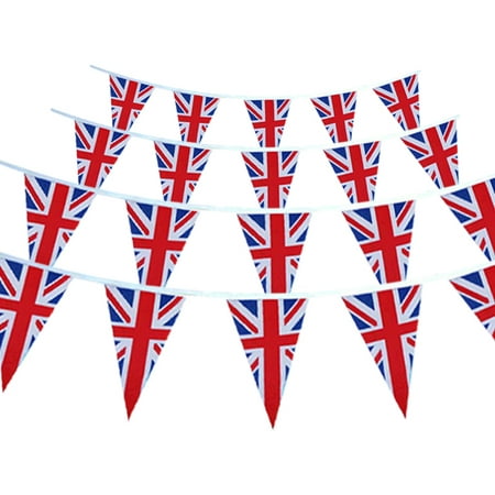 

Ksruee Union Jack Bunting | UK Pendant Flags British Banner Fabric Flag |Queen s Jubilee Pennant United Kingdom Decoration For Birthday Wedding Party National Day Celebration Triangle