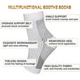 thumbnail image 6 of 2 Pairs Plantar Fasciitis Foot Compression Sleeves for Injury Rehab & Joint Pain. Ankle Brace - Instant Relief & Support for Achilles Tendonitis, Fallen Arch, Heel Spurs, Swelling & Fatigue/Black B, 6 of 8