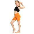 thumbnail image 2 of Stretch Is Comfort Premium Stretch Youth Girls Oh so Soft Biker Shorts| Child Size 4 -16, 2 of 6