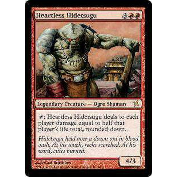 MtG Betrayers of Kamigawa Rare Heartless Hidetsugu #107
