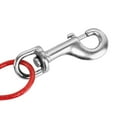 thumbnail image 5 of Petfamily Dog Stake and Tie Out Cable, Small to Medium Dogs, Red, 25FT 60LBS, 5 of 8