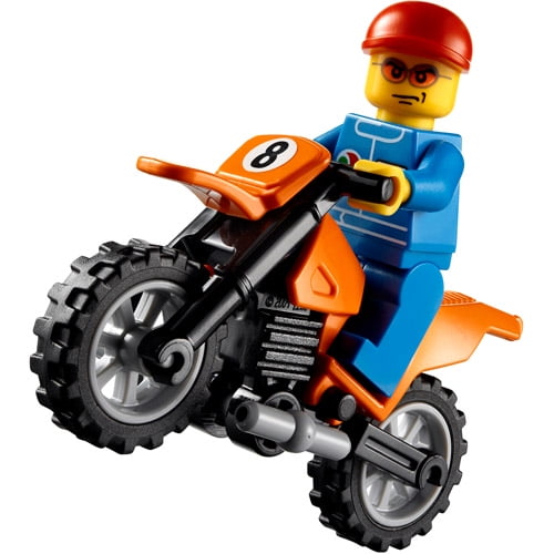 stakåndet Fugtighed Sygdom LEGO City Town Dirt Bike Transporter Play Set - Walmart.com