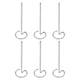 thumbnail image 2 of 6 brochetas verticales de acero inoxidable para barbacoa., 2 of 6