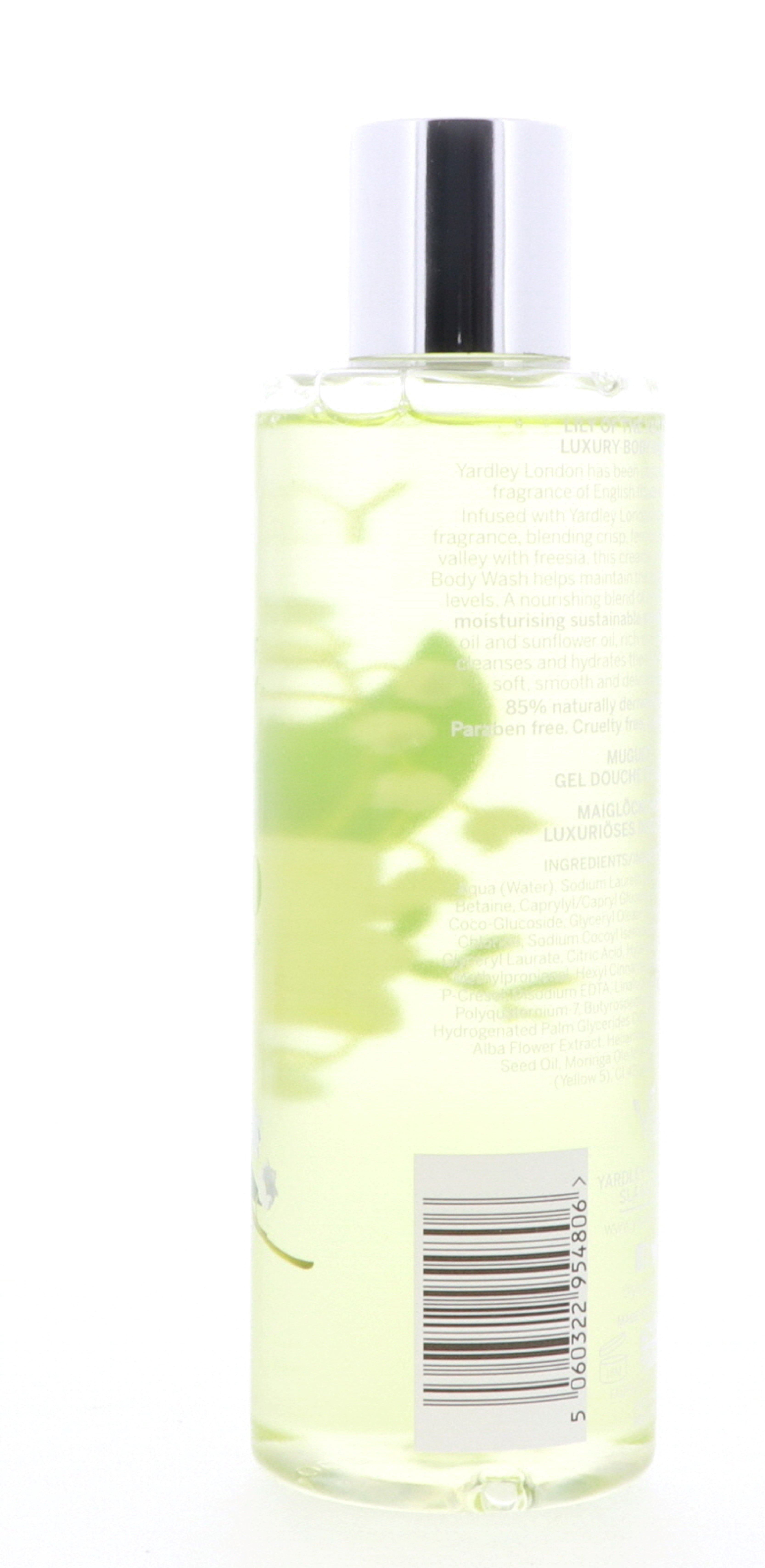 Yardley Lily of the Valley Luxury Body Wash, 8.4 oz 2 Pack