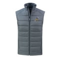 thumbnail image 2 of Men's Cutter & Buck  Gray ETSU Buccaneers Vault Evoke Hybrid Eco Softshell Recycled Full-Zip Vest, 2 of 3