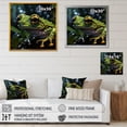 thumbnail image 4 of Designart "Frog Movement In Expressionism" Frogs & Toads Canvas Art Print, 4 of 7