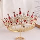 thumbnail image 1 of Nvzi Tiara de boda para novia, diadema de princesa, corona nupcial, joyería para el cabello con diamantes de imitación de cristal,graduación, boda, fiesta de disfraces (rojo), 1 of 5