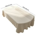 thumbnail image 3 of JingChun PVC Table Cloth for Rectangle Tables - Waterproof Vinyl Rectangular Tablecloth for Outdoor (55 x 86 Inch), 3 of 6