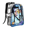 thumbnail image 2 of ChibiversoMochila transparente temática, resistente y duradera, bolsa see-through para trabajo, deporte, universidad y viaje, 31 × 43 cm, 2 of 6