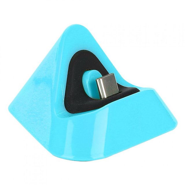 Hilitand Base de Charge Triangulaire Portable Type-C avec Base en Métal pour Switch / Lite Host, pour Switch Charger, Base de Charge