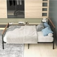 thumbnail image 2 of Metal Platform Bed frame with Headboard and Footboard,Sturdy Metal Frame, No Box Spring Needed(Full), 2 of 9