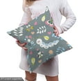 thumbnail image 5 of Ambesonne Cartoon Fabric by the Yard Upholstery, Earth Worms Motif, 5 Yards, Grey Multicolor, 5 of 5