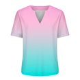 thumbnail image 4 of My Orders Lightweight Tops & Blouses Womens Work Blouses for Office Women Workout Tops Plus Size White Summer Crop Tops for Women Hawaiian Shirts Blue, 4 of 5