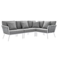 thumbnail image 1 of Modway Stance Outdoor Patio Aluminum Large Sectional Sofa, 1 of 11