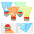 thumbnail image 5 of 12 piezas de bádminton de colores Bádminton resistente a golpes Bolas de bádminton de plástico resistentes a caídas para actividades al aire libre en interiores (color aleatorio), 5 of 5