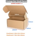 thumbnail image 2 of Corrugated Cardboard Shipping Boxes, 8"x4"x4" Small Parcel Boxes, Packaging Mailing Boxes for Business, Posting, Small Packet Shipping, Storing or Gift(Pack of 30), 2 of 7