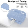 thumbnail image 4 of IBAOLEA Compatible with AirPods Pro Case, Protective Silicone Cover Compatible with AirPods Pro (2019) Bling Blue, 4 of 7