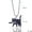 BY(0404), variant on Creative Niche Hip Hop Clavicle Chain Knife Cat