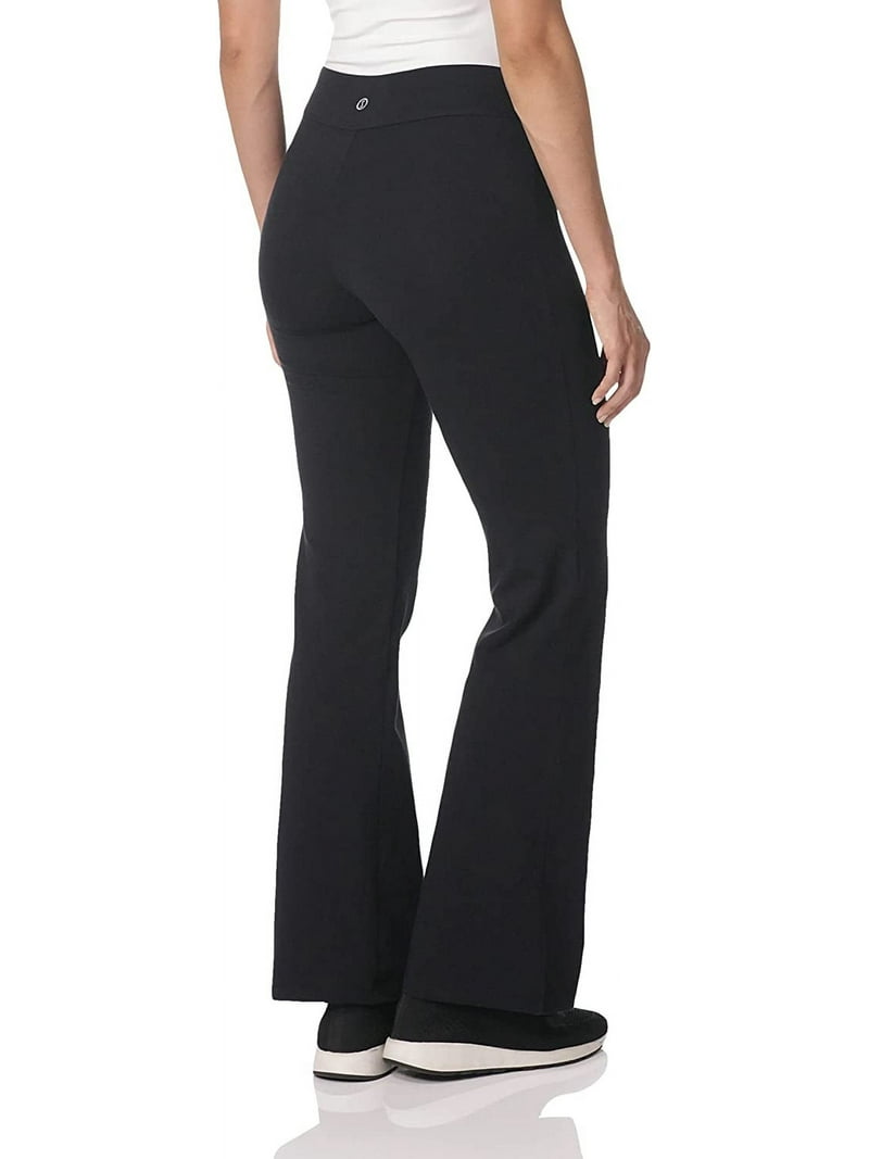 Spalding Women's Plus SizeWomen's Bootleg Pant Yoga, Black, 1X