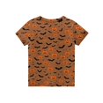 thumbnail image 7 of HAJWOH Halloween Shirts for Toddler Kids Girls 3/4 Sleeve Funny Graphic T-Shirt Casual Crewneck Tunic Tops Halloween Clothing, 7 of 7