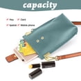 thumbnail image 3 of Mini Cell Phone Purse, Leather Small Crossbody Bags for Women, Lightweight Cute Purses-blue, 3 of 5