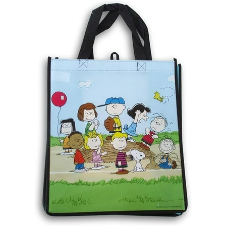 Peanuts Baseball Reusable Tote Shopping Bag