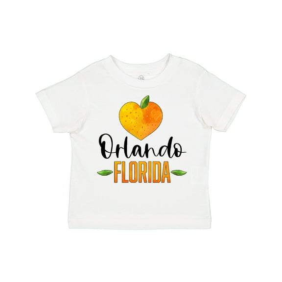 Inktastic Orlando Florida Orange in Heart Boys or Girls Toddler T-Shirt