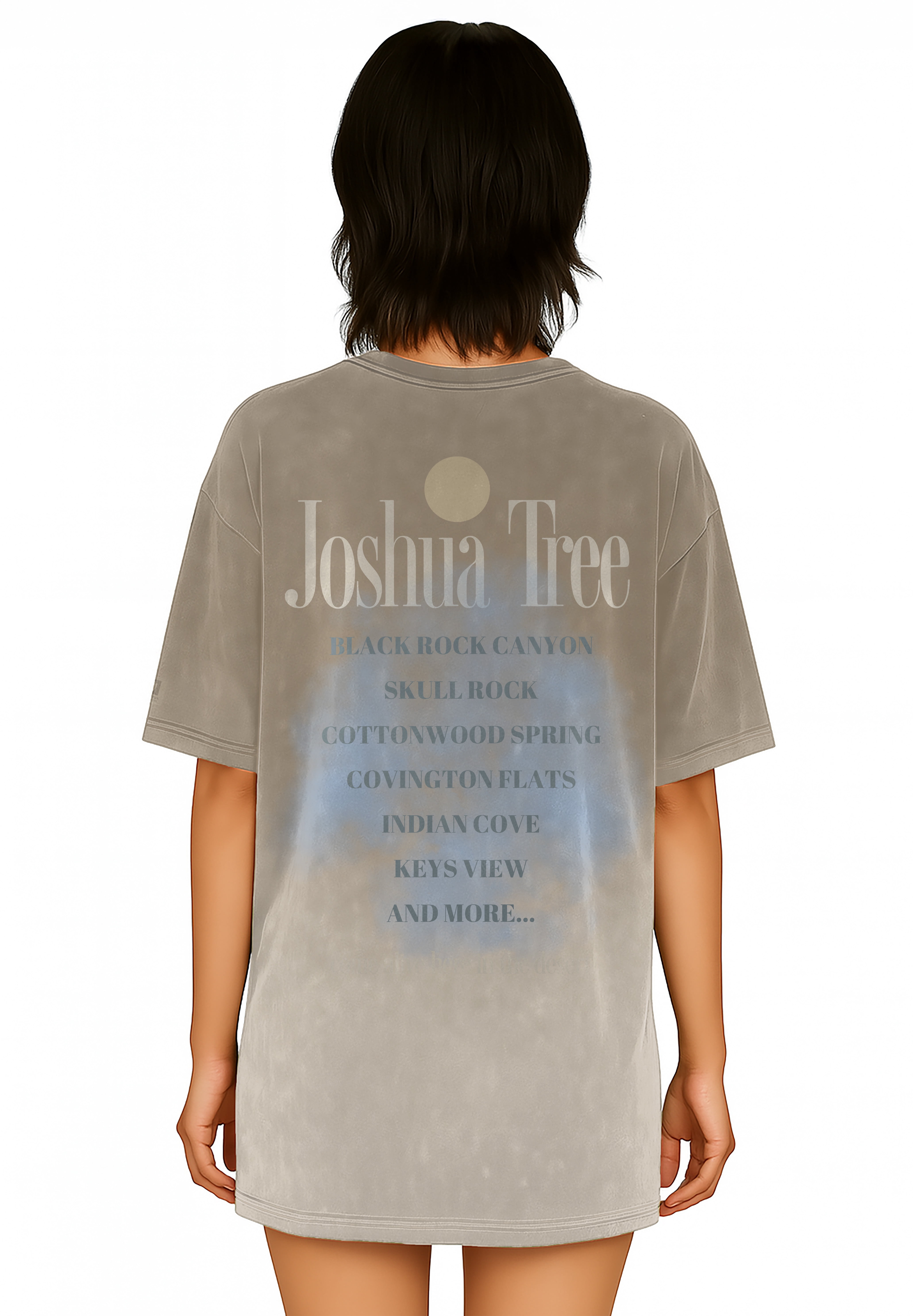 Joshua Tree Women's Oversized Sleep Shirt, Sizes XS-3X