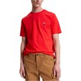 thumbnail image 1 of Tommy Hilfiger Mens Monogram Embellished T-Shirt, Red, X-Large, 1 of 1
