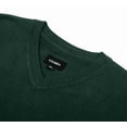 thumbnail image 3 of Krumba Men Plus Size Knit Big & Tall V Neck Oversized Pullover Sweater Vest 4XL Green, 3 of 8