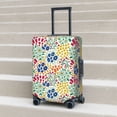 thumbnail image 2 of Lsque Cartoon Flowers Printed Luggage Cover, Travel Luggage Protector,Scratch and Dirt Resistant, Fits 18-32 Inch Luggage -, 2 of 9