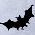 thumbnail image 2 of CafePress - Bat Tilt_Bl - Cute Infant Baby Football Bodysuit, 2 of 3