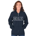 thumbnail image 3 of Ba Co N Bacon Food Science Nerd Geeky Zip Up Hoodie Men's Women's Brisco Brands M, 3 of 6