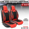 thumbnail image 6 of Audew General 5-Seat Car Seat Cover Set, Breathable Long-lasting Leather General Fit for SUV Sedan Easy Installation Multiple Color Options, 6 of 6
