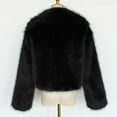 thumbnail image 7 of Women's Faux Fur Coat Winter Warm Jacket Long Sleeve Turn Down Collar Outerwear for Daily Casual Party Wear, 7 of 7