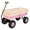 Pink & White, variant on Ktaxon Steel & Wood Garden Cart with Wooden Railings, 330lb Heavy Duty Utility Wagon, Pink