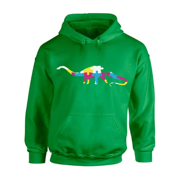 Awkward Styles Autism Dinosaur Puzzle Hooded Sweatshirt Autism Hoodie Autism Awareness Sweater Hooded Autism Puzzle Hoodie Sweater Autism Support Hoodie Autism Awareness Gifts Autism Sweater Women