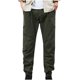 thumbnail image 2 of Pantalones largos de moda para hombre, casuales, de color sólido, con bolsillos y cremallera, cintura elástica, de poliéster., 2 of 7