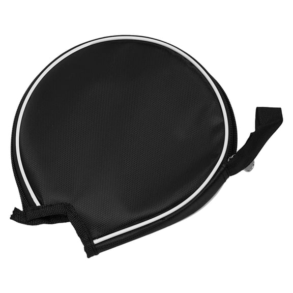 Portable Table Tennis Rackets Bag Semicircle Paddles Case Dustproof Storage Bag