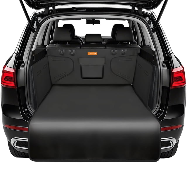 Alfheim Cargo Liner For Dogs Nonslip Waterproof Pet Boot Liner With Bumper Flap Protector Durable Washable Cargo Cover Mat Travel Universal For Medium Small Car Suv