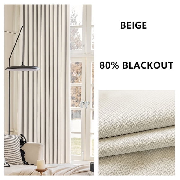 310cm de altura hecho a medida Color sólido grueso Jacquard de doble cara 80%-90% cortinas opacas para sala de estar cortinas de dormitorio