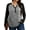Grey, variant on Womens Plus Size Long Sleeve Henley Tops V Neck Casual Loose Fit Shirts Blouses Trendy Clothes XL-5XL