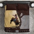 thumbnail image 2 of Bull Riding Bedding Set Cowboy Courage Rodeo DT03, 2 of 7