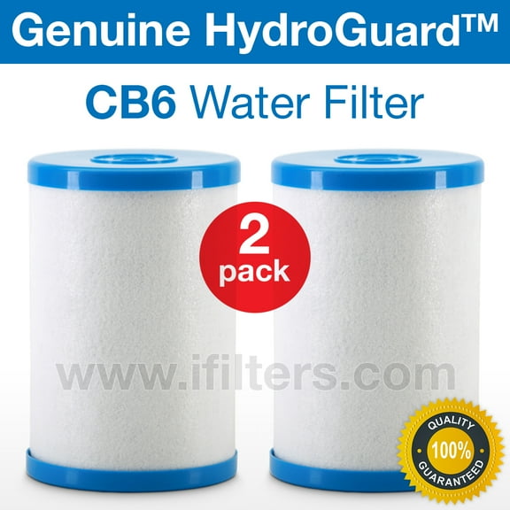 2 Pack Genuine Hydro Guard CB6 Carbon Block Water Filter For MP Systems