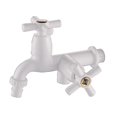 thumbnail image 1 of Washing Machine Faucet Garden Tap Outlet Double Control G1/2 Bathroom Faucet Wall Mounted Tap for Garden Basin Balcony, 1 of 5